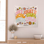 Don't Forget to Heal Your Inner Child Wall Tapestry Gallery Image 2