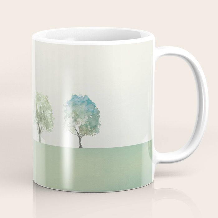 Green Sunny Field II Coffee Mug Gallery Image 1