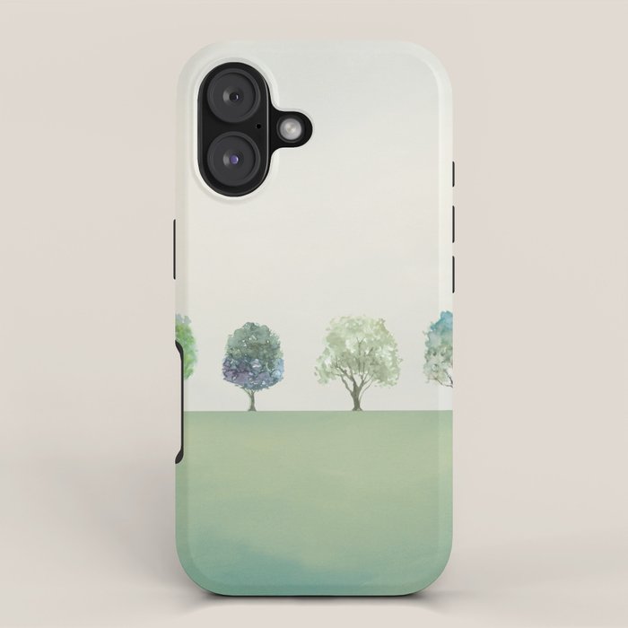 Green Sunny Field II iPhone Case Gallery Image 1