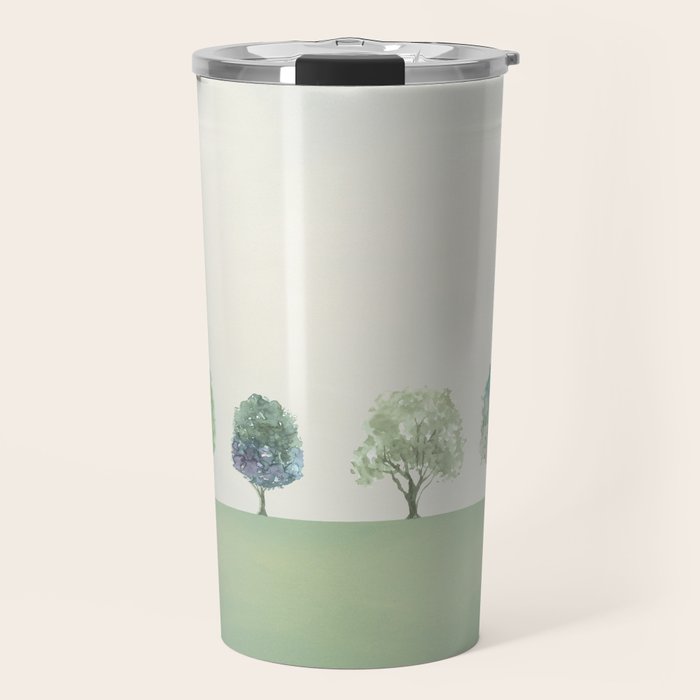 Green Sunny Field II Travel Mug Gallery Image 1