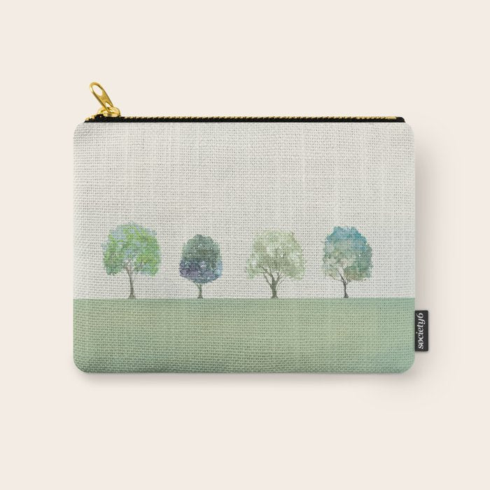 Green Sunny Field II Carry All Pouch Gallery Image 1