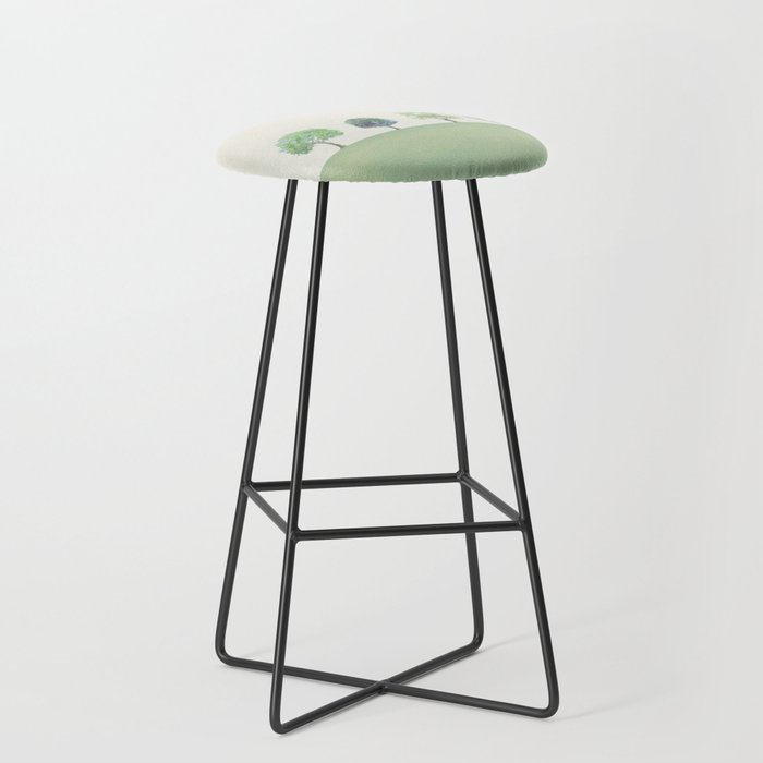 Green Sunny Field II Stool Gallery Image 1