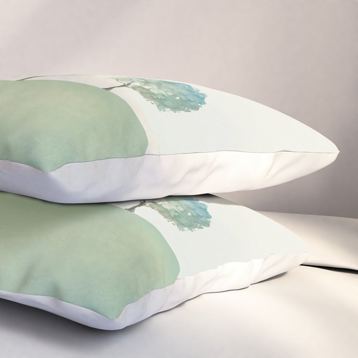 Green Sunny Field II Pillow Sham Gallery Image 3