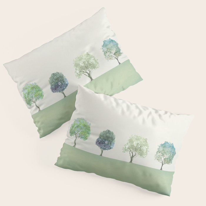 Green Sunny Field II Pillow Sham Gallery Image 3
