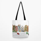 Christmas in the Village Tote Bag Gallery Image 2