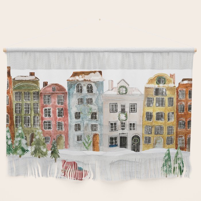 Christmas in the Village Wall Hanging Gallery Image 1