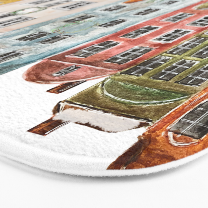 Christmas in the Village Bath Mat Gallery Image 3