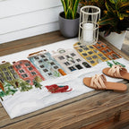 Christmas in the Village Outdoor Rug Gallery Image 2