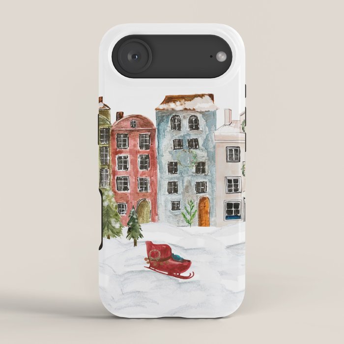Christmas in the Village iPhone Case Gallery Image 2