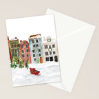 Christmas in the Village Stationery Card Gallery Image 2