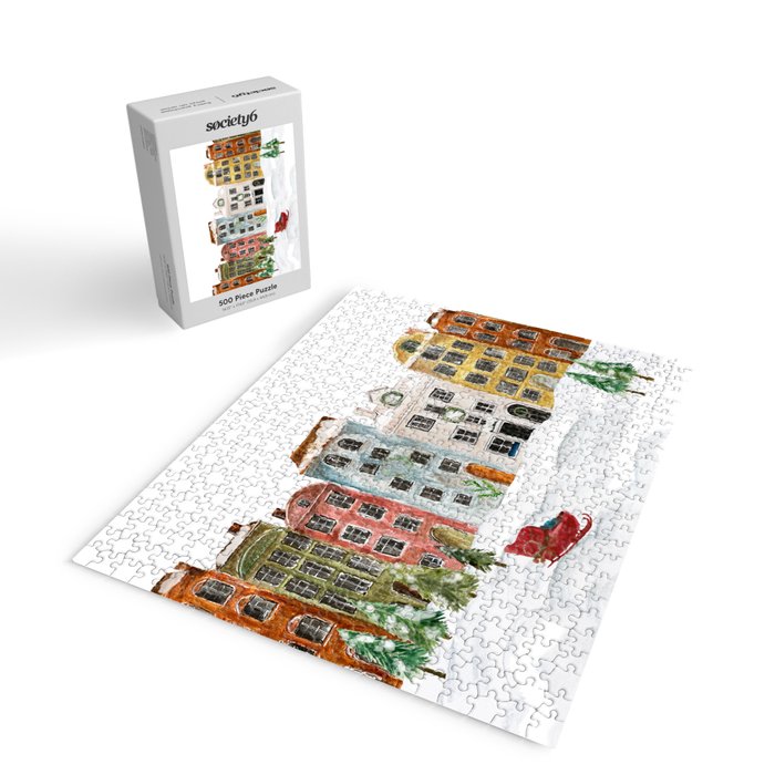Christmas in the Village Jigsaw Puzzle Gallery Image 2