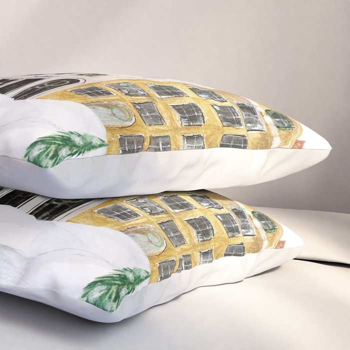 Christmas in the Village Pillow Sham Gallery Image 3