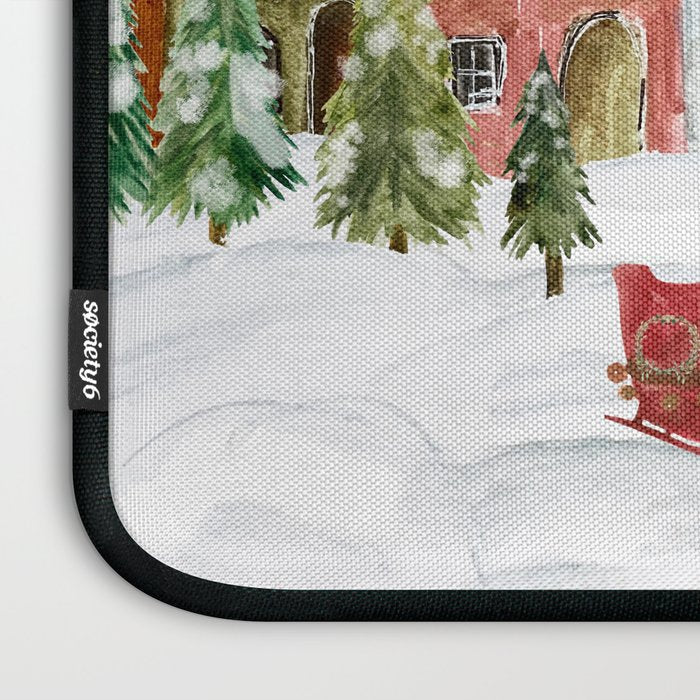 Christmas in the Village Laptop Sleeve Gallery Image 3