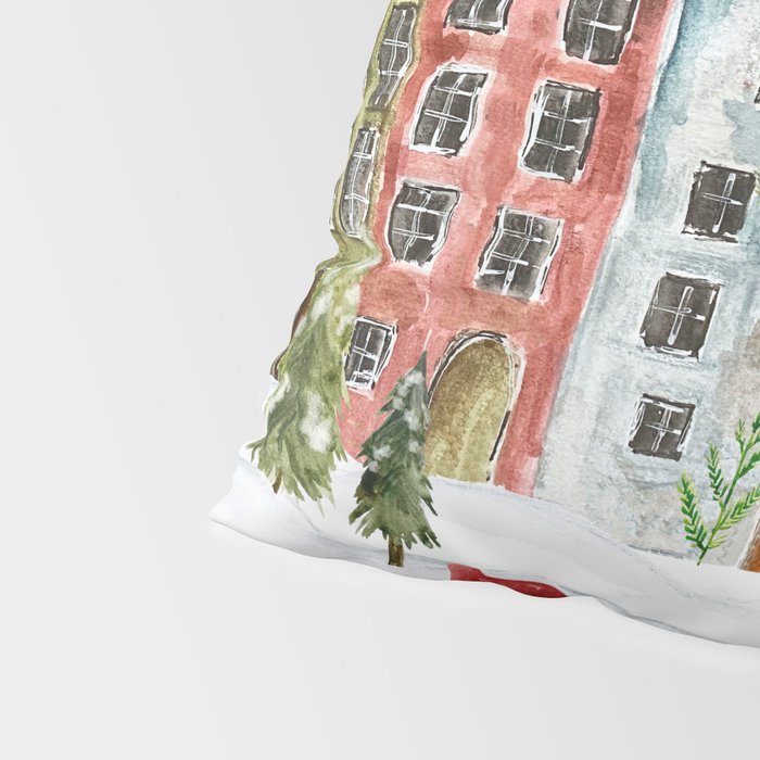 Christmas in the Village Pillow Sham Gallery Image 4
