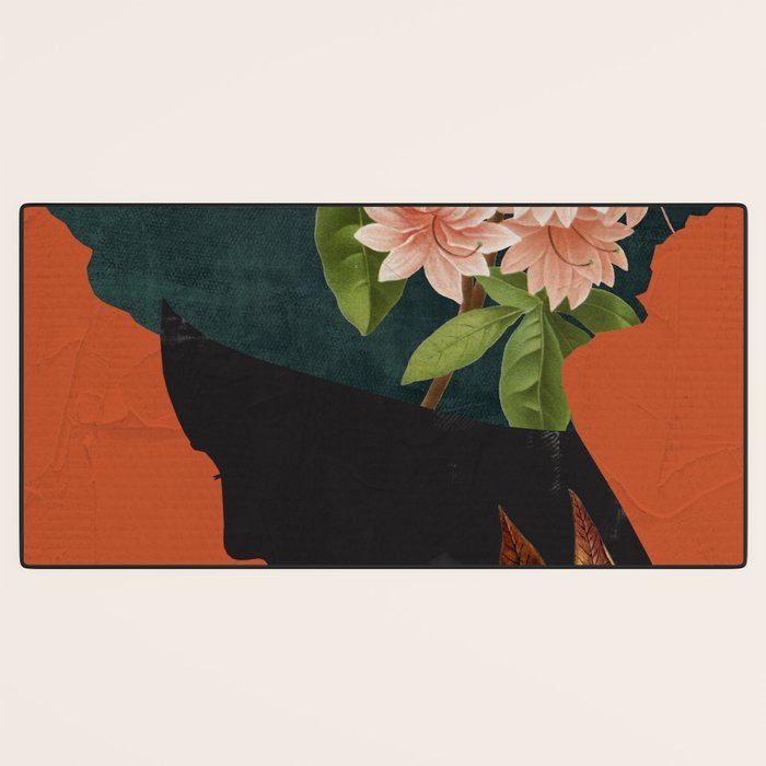 Floral Portrait 24 Desk Mat Gallery Image 3
