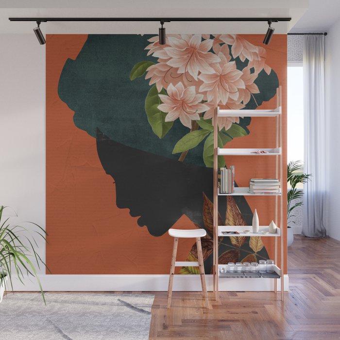 Floral Portrait 24 Wall Mural Gallery Image 1