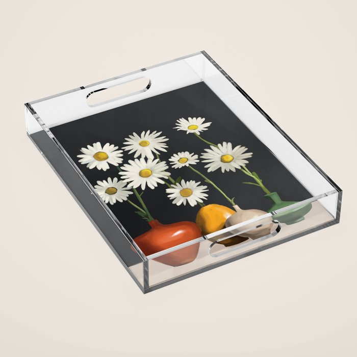 Daisy Harmony 2 Acrylic Tray Gallery Image 1