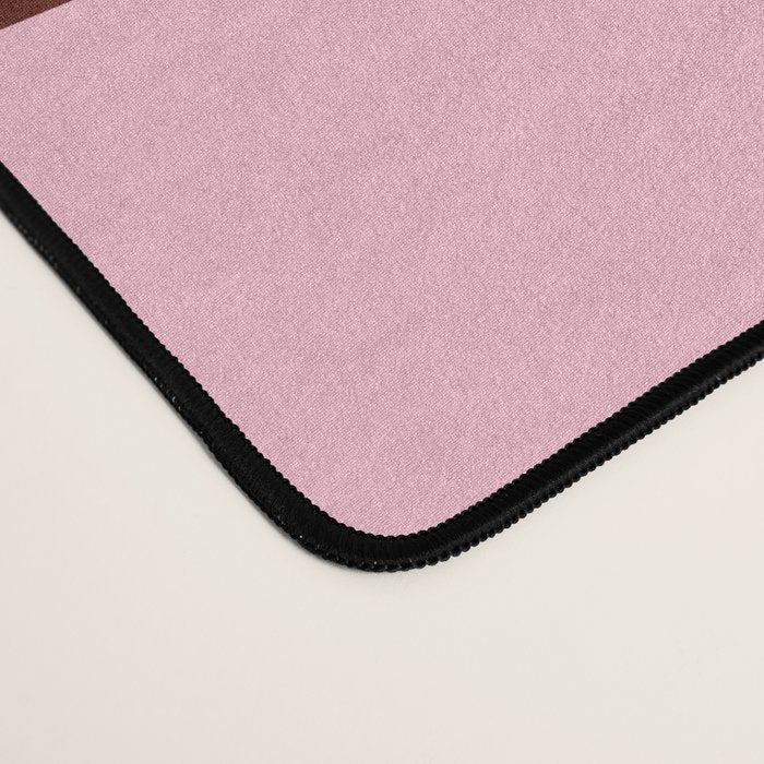 Pink and Burgundy Big Ol Stars Desk Mat Gallery Image 4