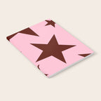 Pink and Burgundy Big Ol Stars Notebook Gallery Image 2