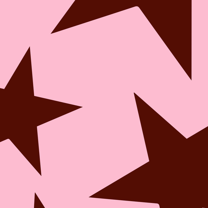 Pink and Burgundy Big Ol Stars Coffee Mug Gallery Image 2
