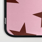 Pink and Burgundy Big Ol Stars Laptop Sleeve Gallery Image 3