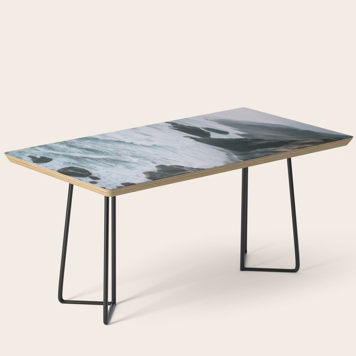 Waves Below Pines - Pacific Northwest Coast Wall Art Coffee Table Gallery Image 1