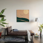 "Today I Will Find Peace Running Wild In The Chaos Of Things." Wood Wall Art Gallery Image 2