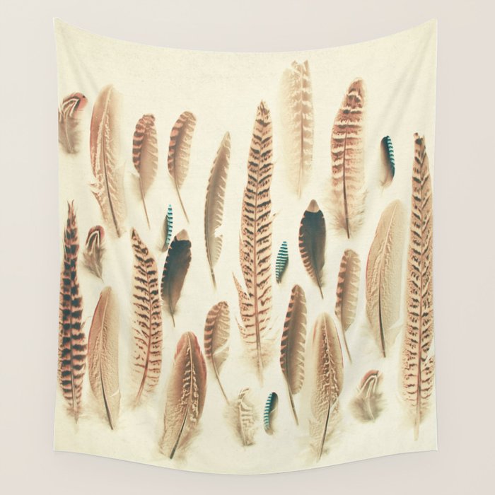 Found Feathers Wall Tapestry Gallery Image 4
