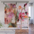 floral abstract 3 22 Wall Mural Gallery Image 1