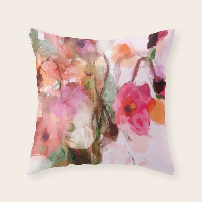 floral abstract 3 22 Throw Pillow Gallery Image 6