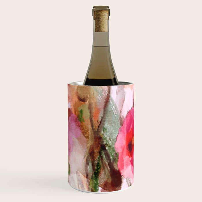 floral abstract 3 22 Wine Chiller Gallery Image 1