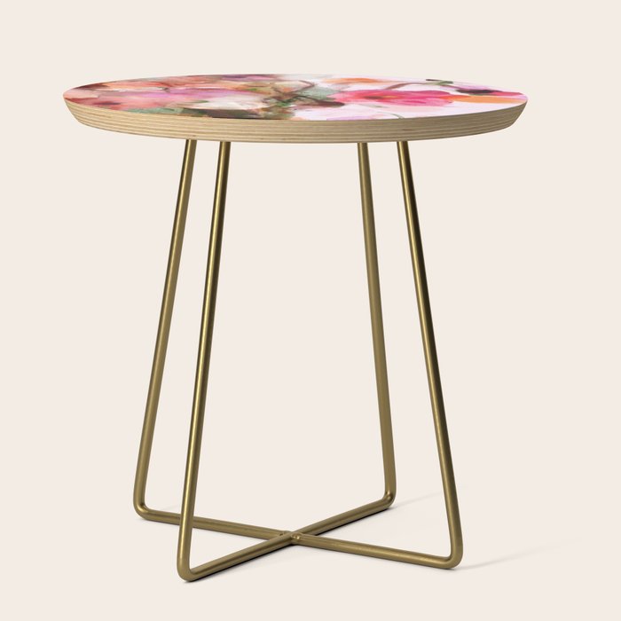 floral abstract 3 22 Side Table Gallery Image 1
