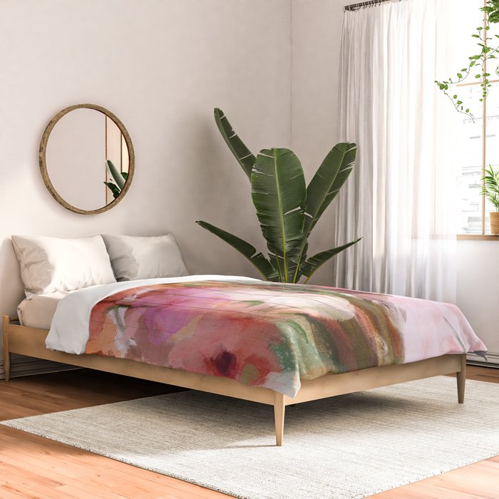 floral abstract 3 22 Comforter Gallery Image 2
