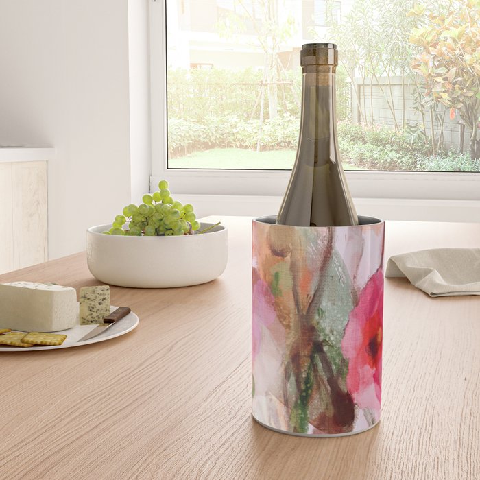 floral abstract 3 22 Wine Chiller Gallery Image 4
