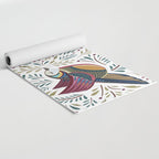 Peace Bird | White Yoga Mat Gallery Image 2