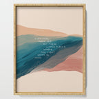 "Even Here, There Are All These Little Places Where The Light Gets In." Serving Tray Gallery Image 1