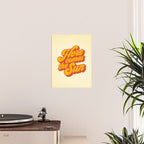 Here Comes The Sun | Retro 70s Typography Poster Gallery Image 2
