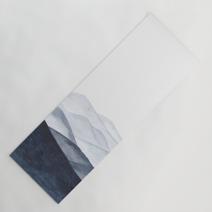 Watercolor Mountains Yoga Mat Gallery Image 1