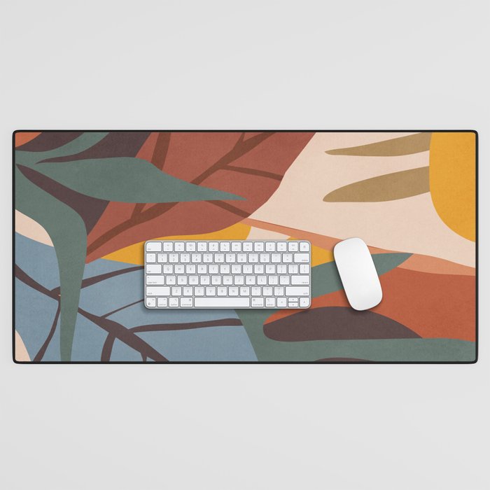 Abstract Art Jungle Desk Mat Gallery Image 1