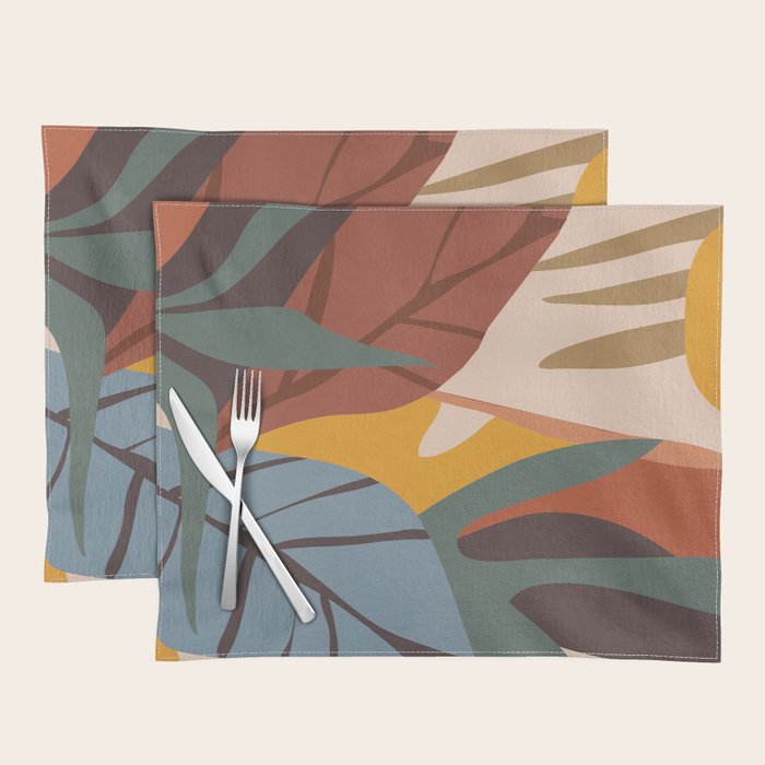 Abstract Art Jungle Placemat Gallery Image 1
