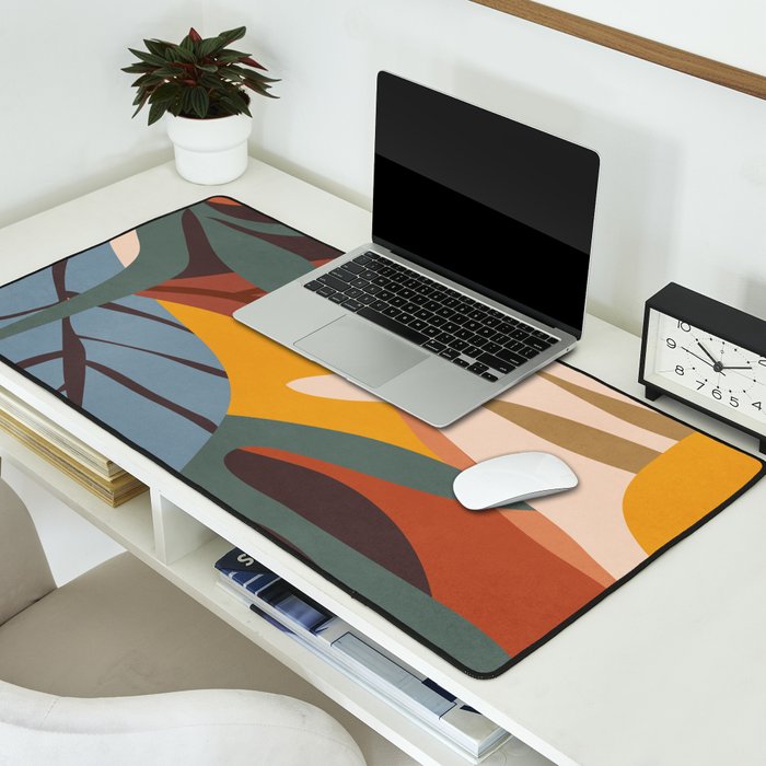 Abstract Art Jungle Desk Mat Gallery Image 2