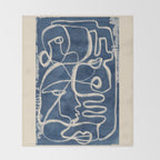 Abstract line art 200 Throw Blanket Gallery Image 2
