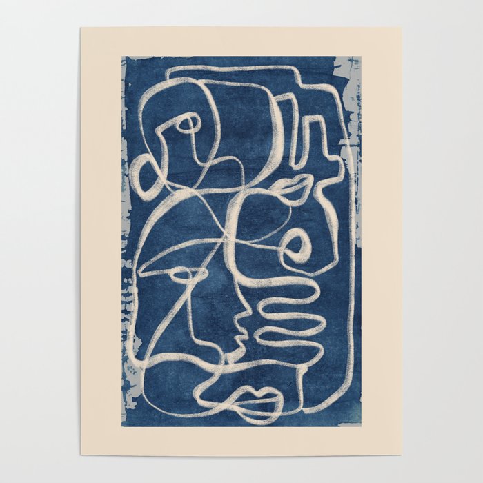 Abstract line art 200 Poster Gallery Image 1