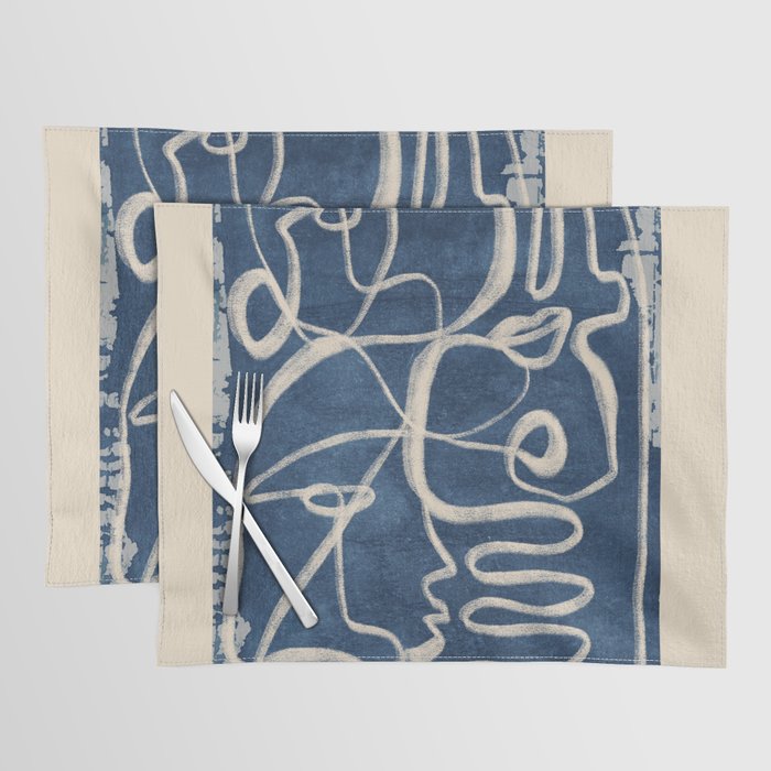Abstract line art 200 Placemat Gallery Image 1