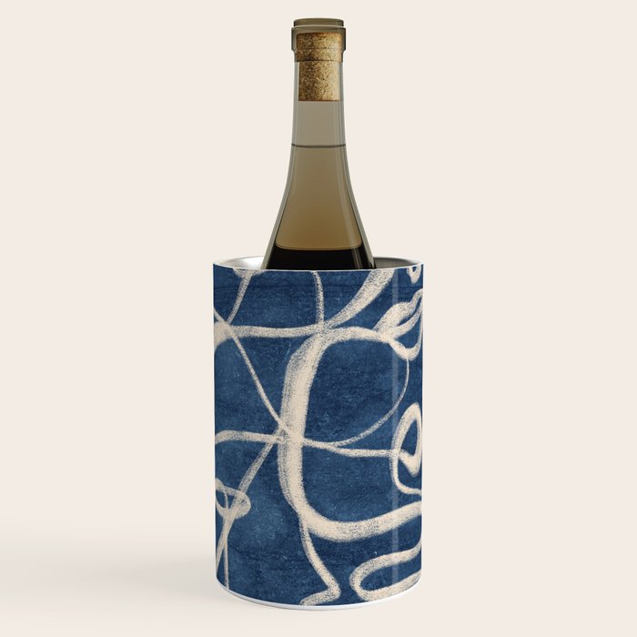 Abstract line art 200 Wine Chiller Gallery Image 1