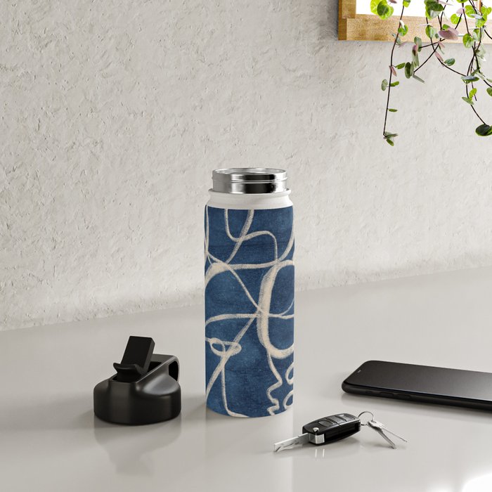 Abstract line art 200 Water Bottle Gallery Image 4