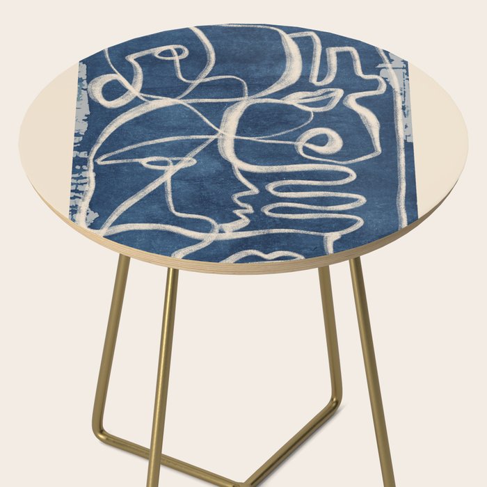 Abstract line art 200 Side Table Gallery Image 2