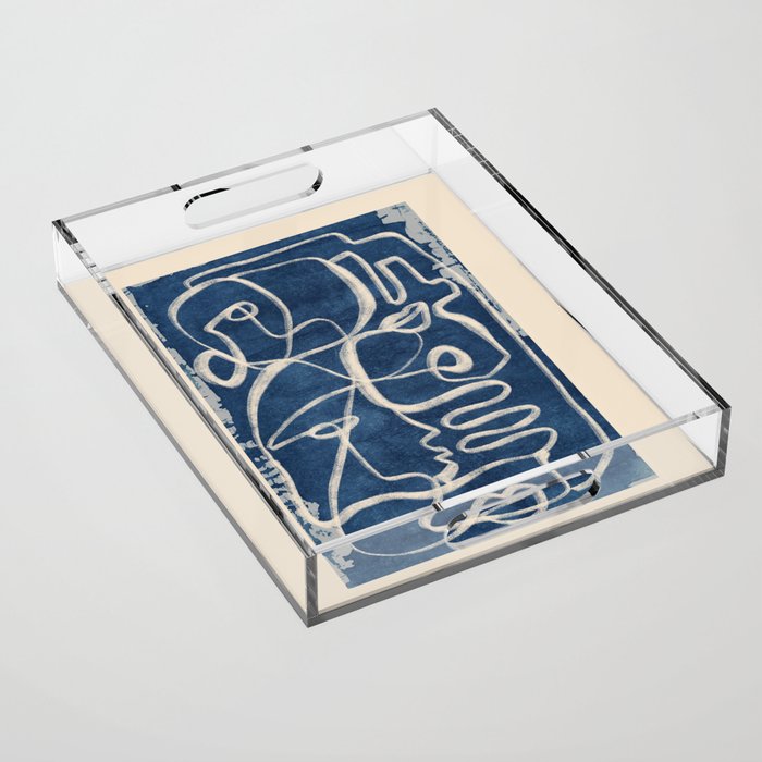 Abstract line art 200 Acrylic Tray Gallery Image 1
