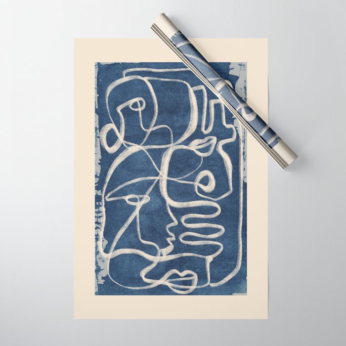 Abstract line art 200 Wrapping Paper Gallery Image 1