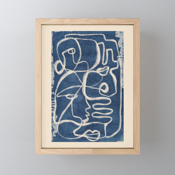 Abstract line art 200 Mini Art Print Gallery Image 1